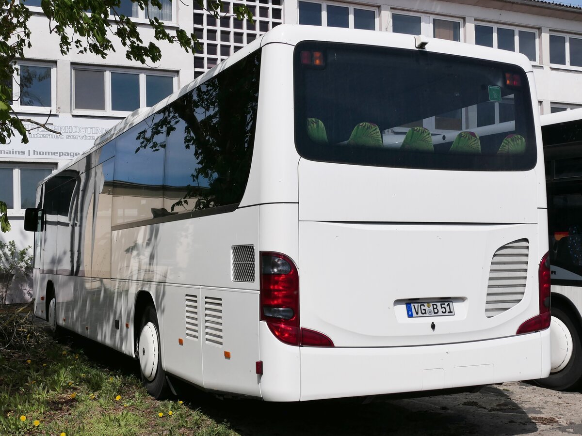 Setra 415 LE Business von URB aus Deutschland (ex Tropical Islands - LDS-TI 111) in Ueckermünde.