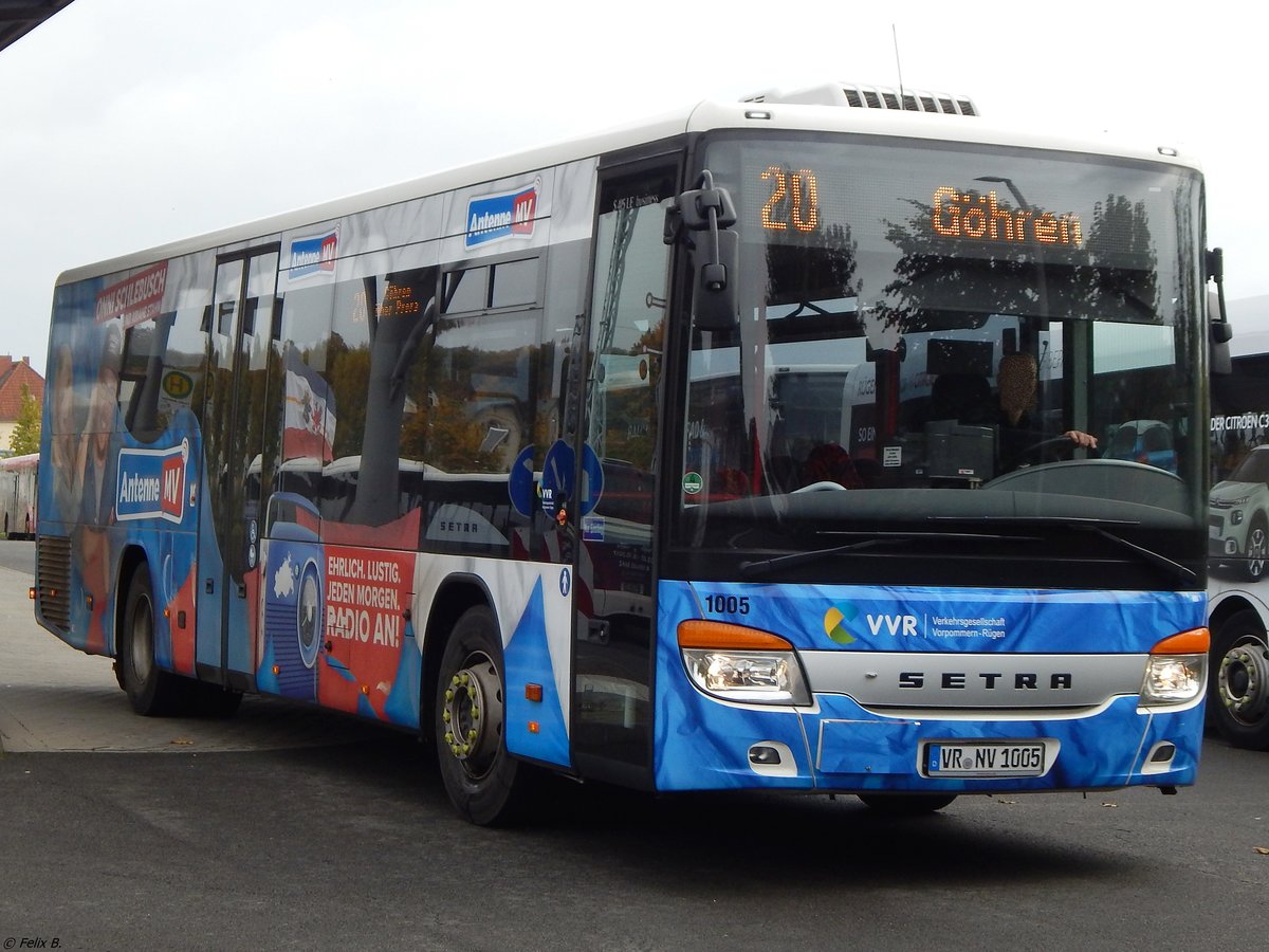 Setra 415 LE Business der VVR in Sassnitz.