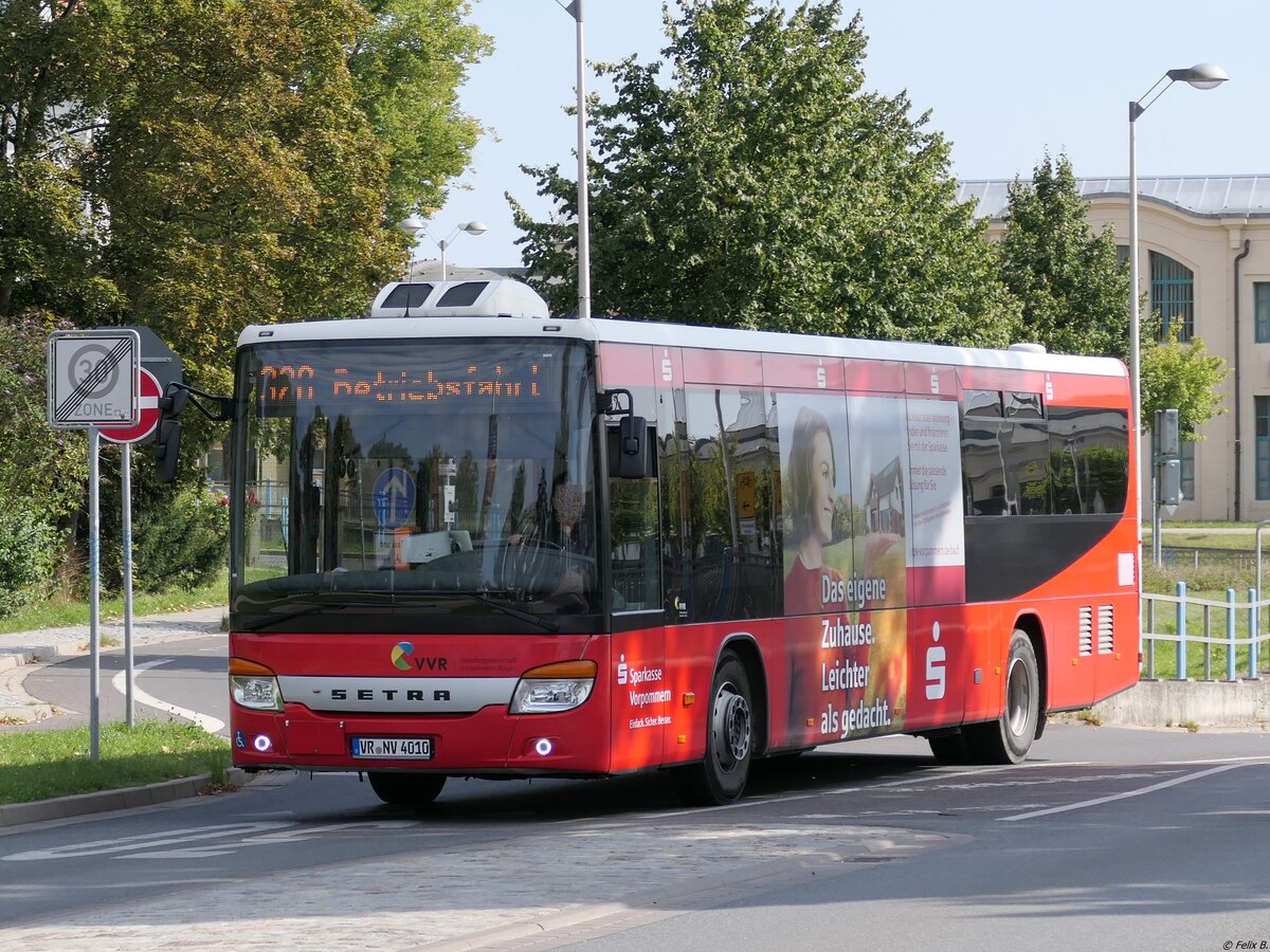 Setra 415 LE Business der VVR in Greifswald.