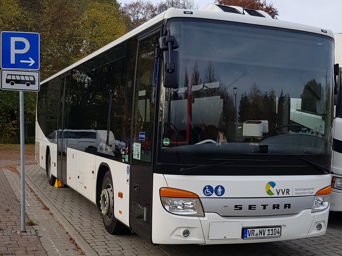 Setra 415 LE Business der VVR in Putbus.