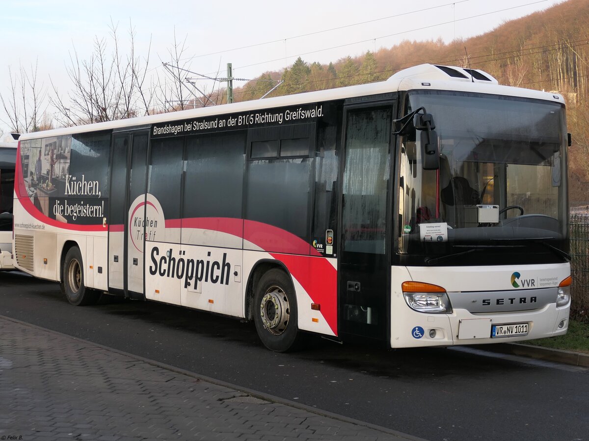 Setra 415 LE Business der VVR in Sassnitz.