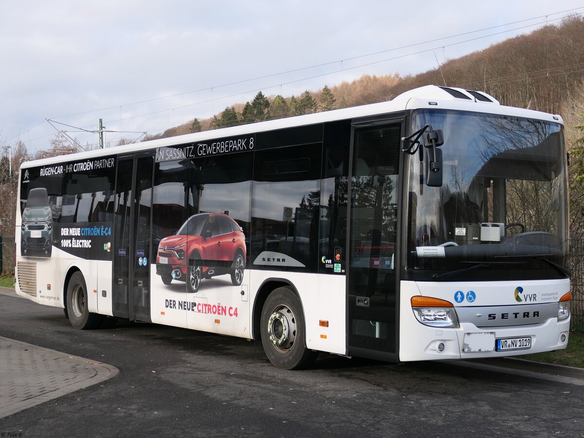 Setra 415 LE Business der VVR in Sassnitz.