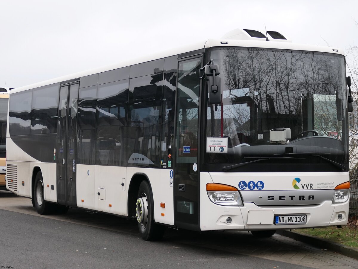 Setra 415 LE Business der VVR in Sassnitz.