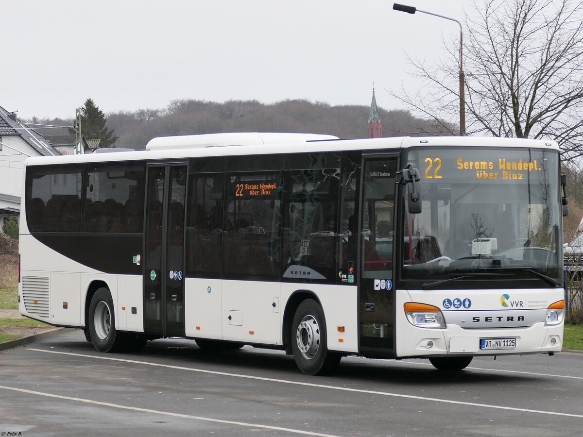 Setra 415 LE Business der VVR in Sassnitz.