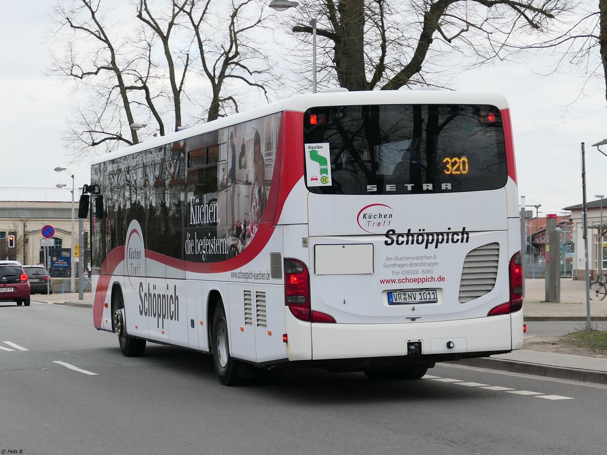 Setra 415 LE Business der VVR in Greifswald.