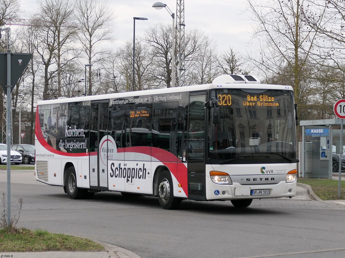 Setra 415 LE Business der VVR in Greifswald.