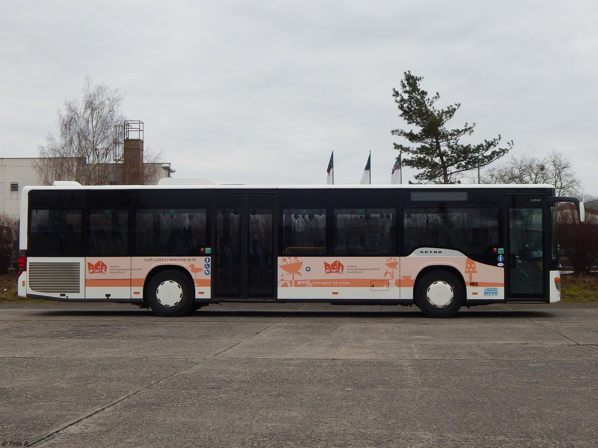 Setra 415 NF von Becker-Strelitz Reisen aus Deutschland in Neubrandenburg. 