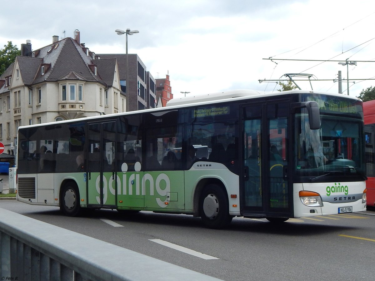 Setra 415 NF von Gairing aus Deutschland in Ulm.