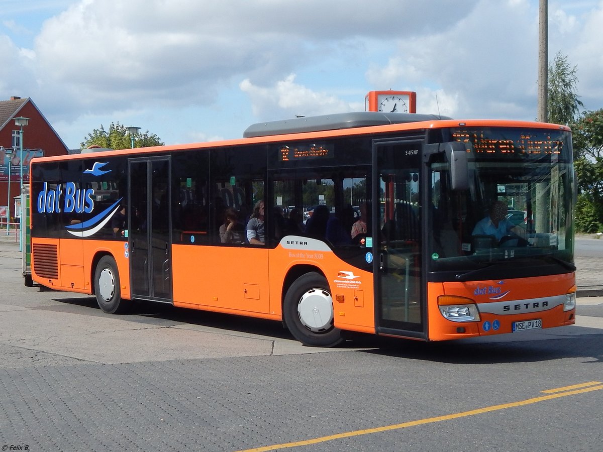 Setra 415 NF der MVVG in Neubrandenburg.