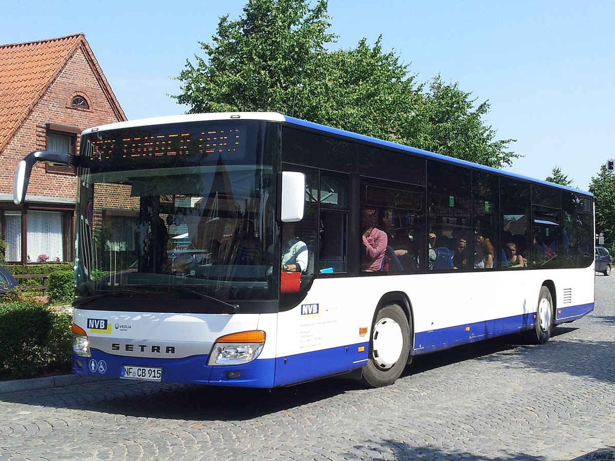 Setra 415 NF von Norddeutsche Verkehrsbetriebe in der Nähe von Flensburg.