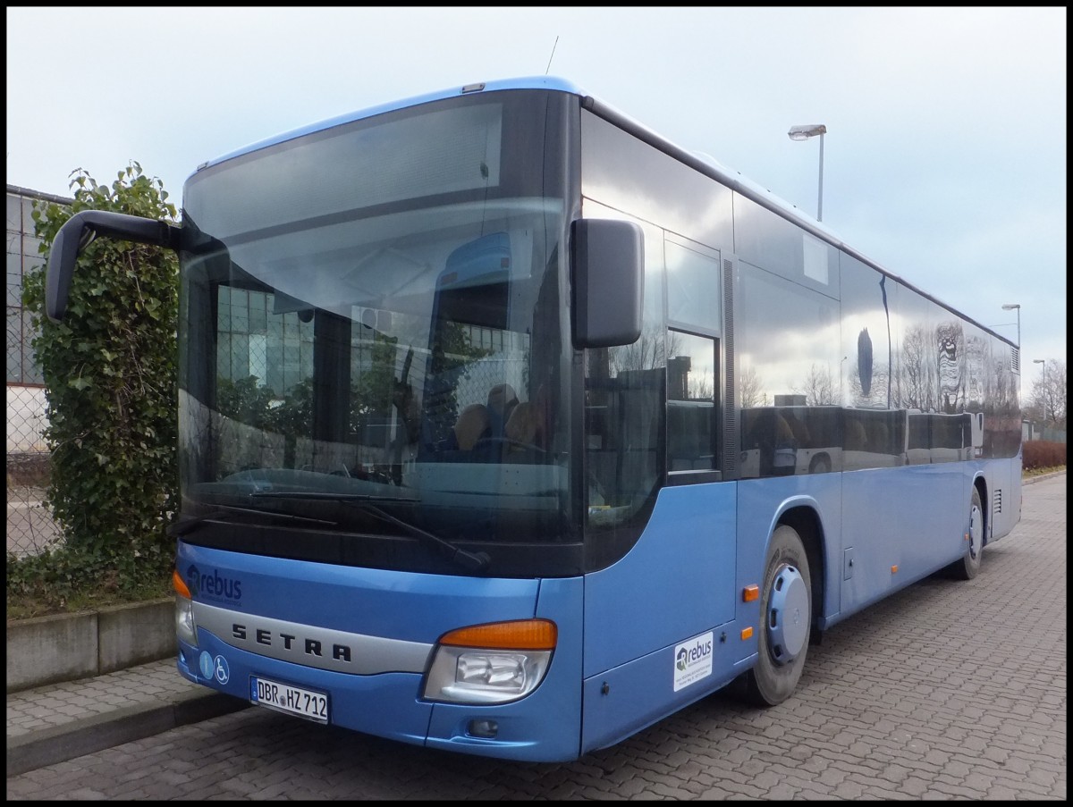 Setra 415 NF von Regionalbus Rostock in Rostock.