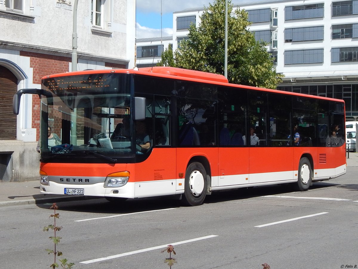 Setra 415 NF von Riedel aus Deutschland (ex Kappus) in Ulm.