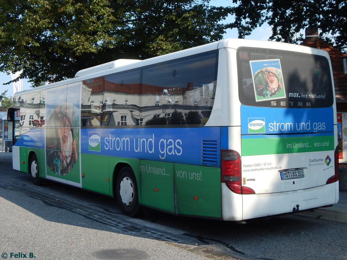 Setra 415 UL von Becker-Strelitz Reisen aus Deutschland in Güstrow.