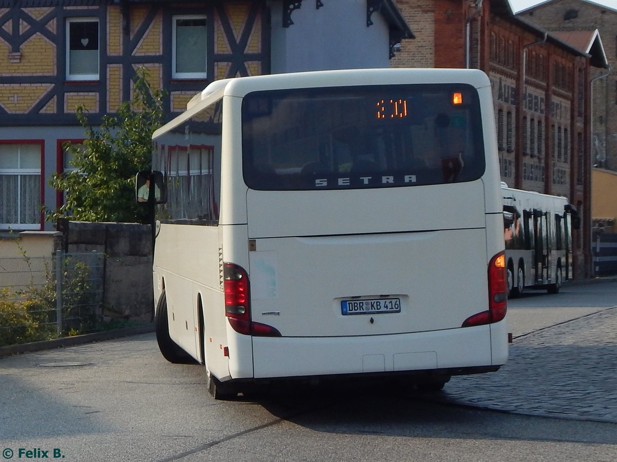 Setra 415 UL von Regionalbus Rostock in Güstrow.