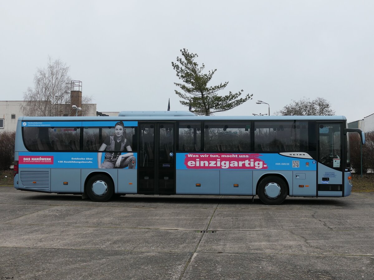 Setra 415 UL von Unger aus Deutschland in Neubrandenburg.