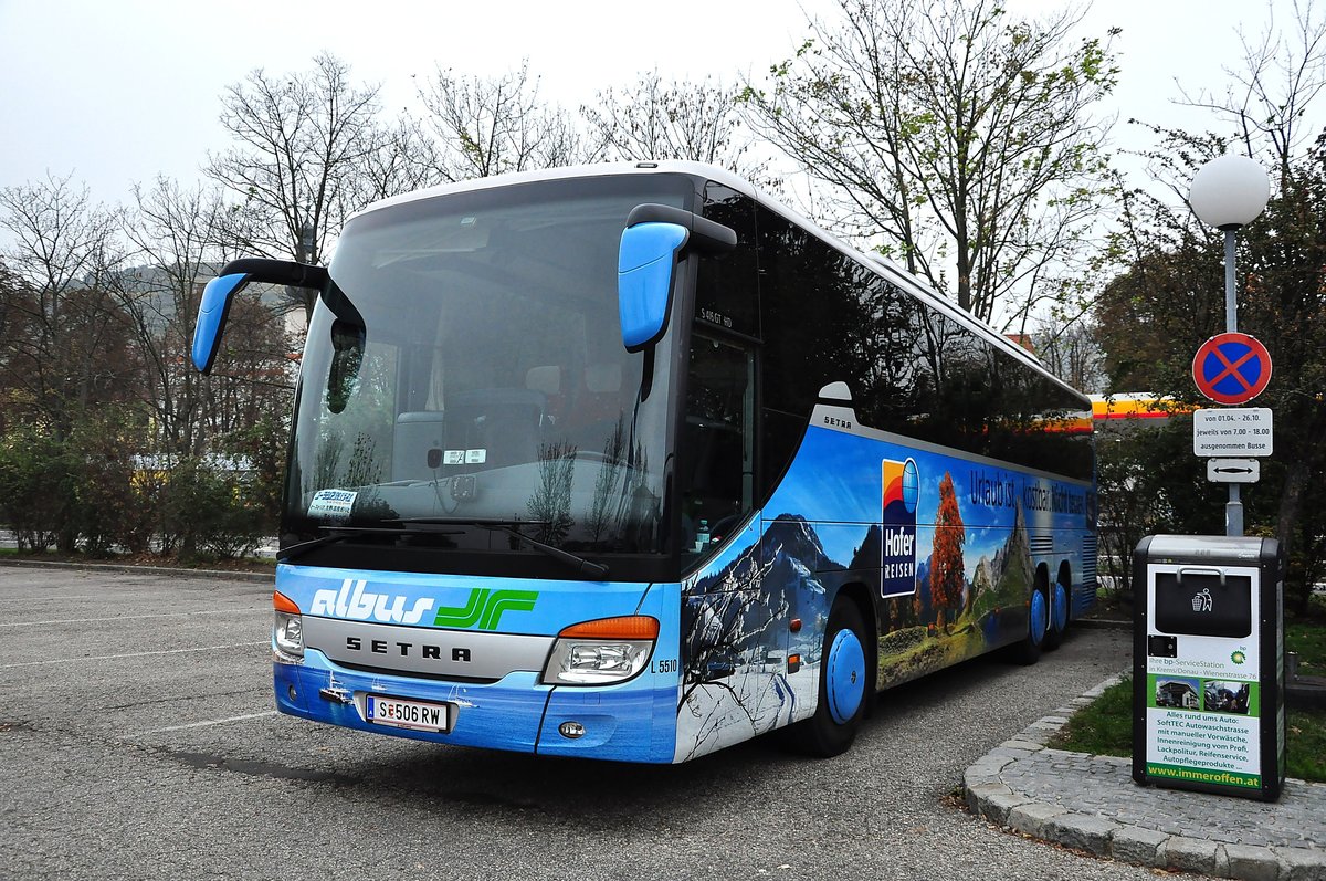 Setra 416 GT-HD von Albus Reisen aus Salzburg in Krems.