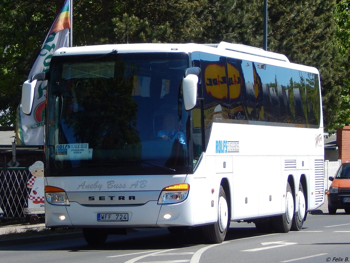 Setra 416 GT-HD von Aneby Buss aus Schweden in Binz.