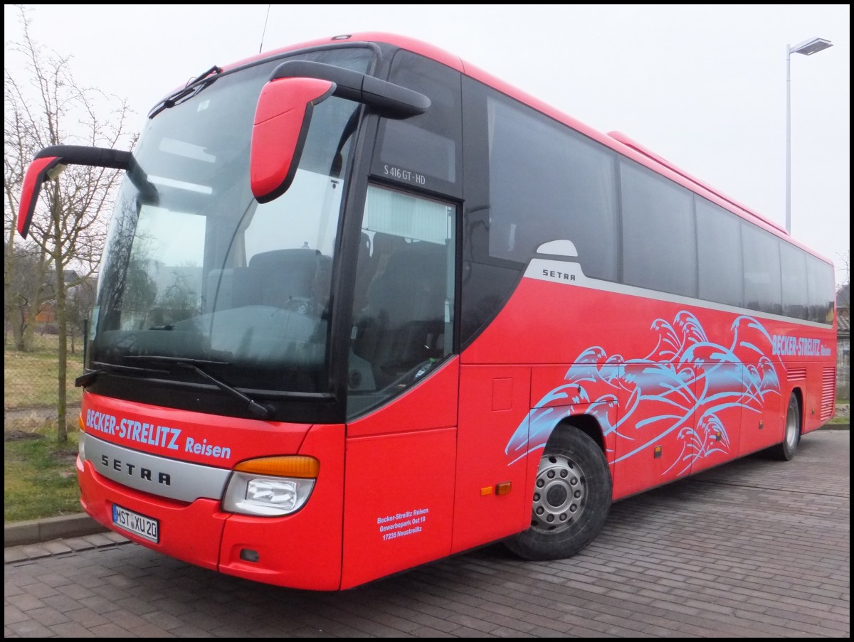 Setra 416 GT-HD von Becker-Strelitz Reisen aus Deutschland in Bergen.