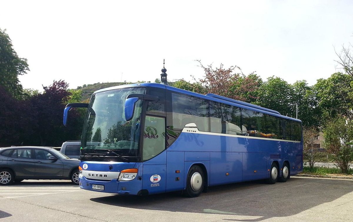 Setra 416 GT-HD von DRAG Autotransport aus PL 05/2018 in Krems.