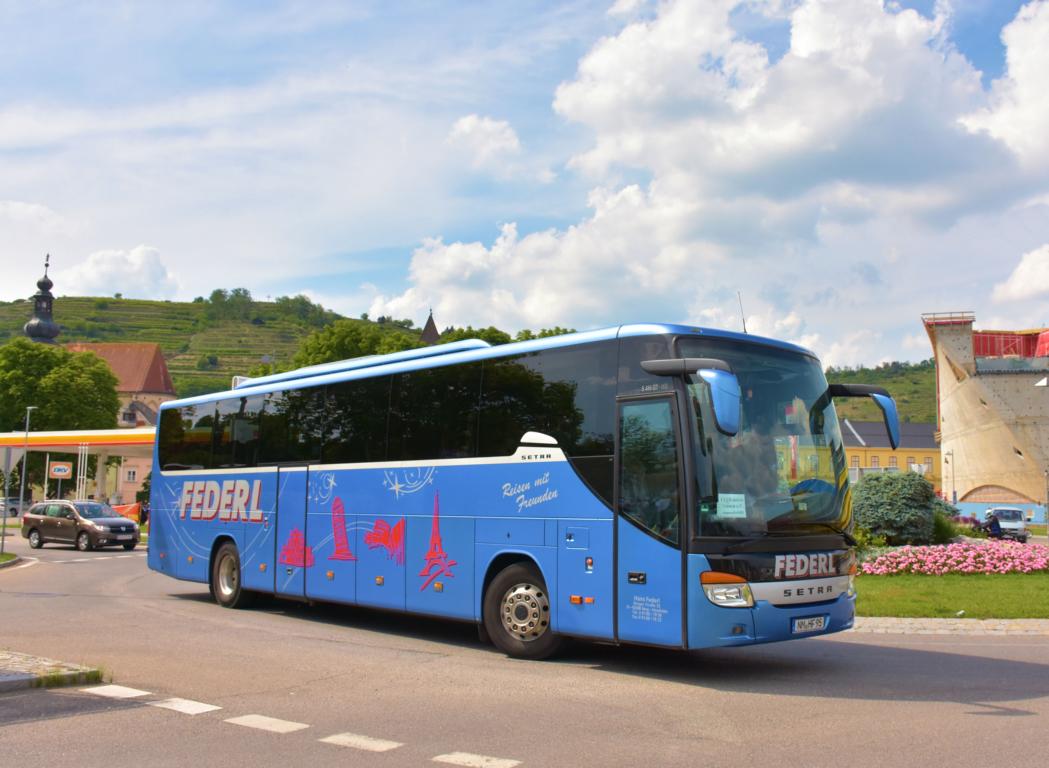 Setra 416 GT-HD von Federl Reisen aus der BRD 2018 in Krems.