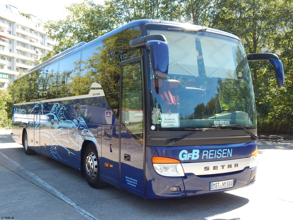 Setra 416 GT-HD von GFB-Reisen aus Deutschland in Neubrandenburg.