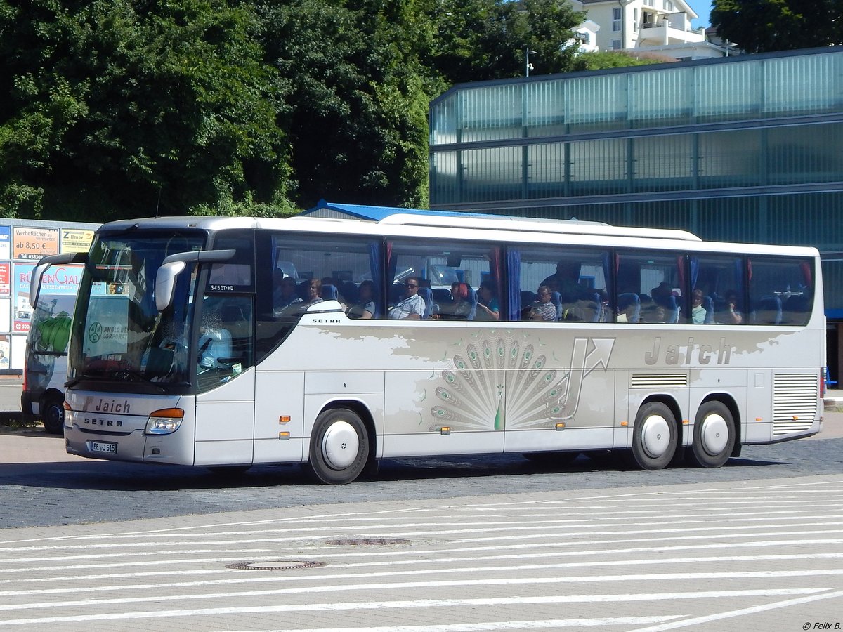 Setra 416 GT-HD von Jaich aus Deutschland im Stadthafen Sassnitz.