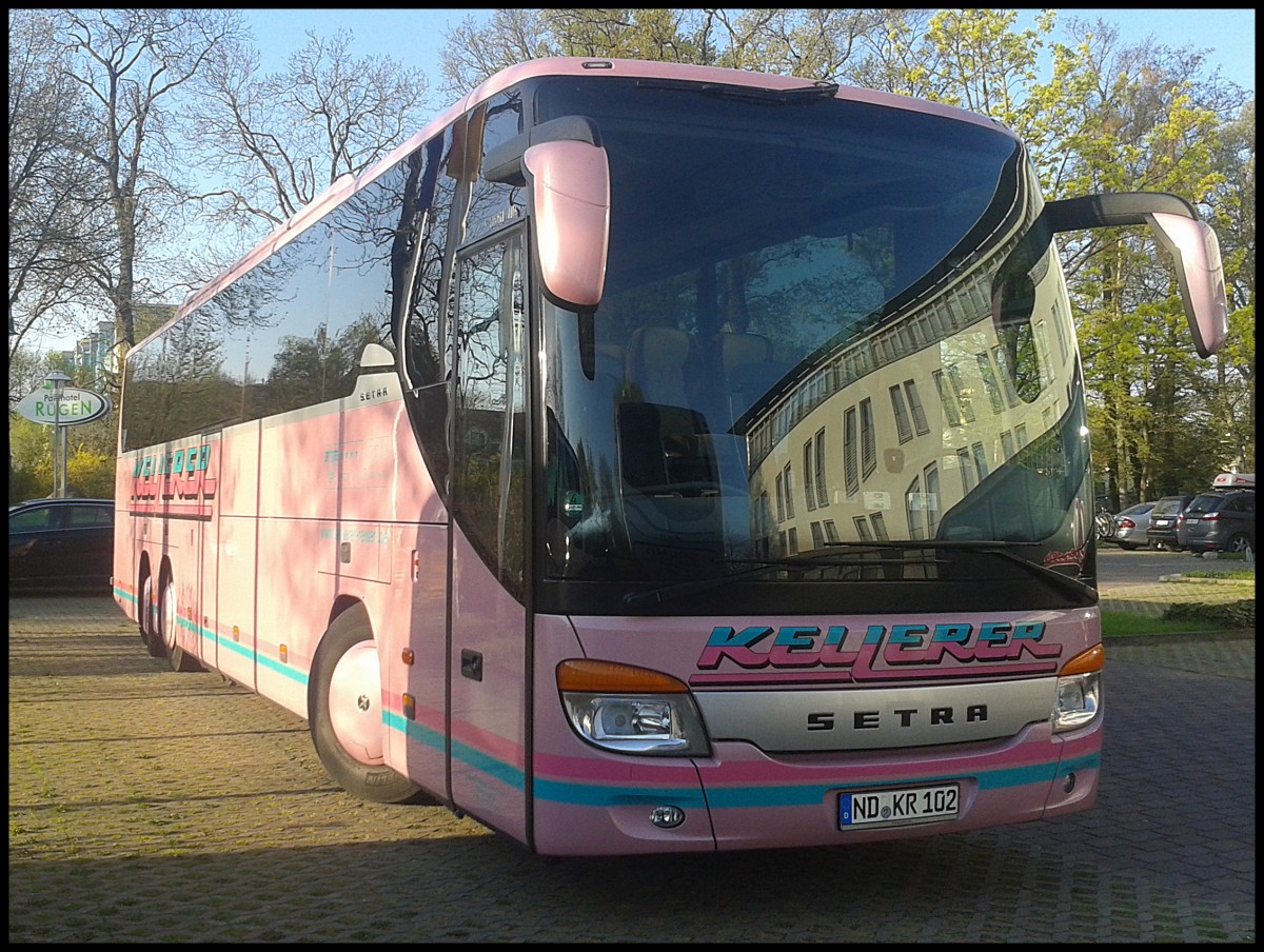 Setra 416 GT-HD von Kellerer aus Deutschland in Bergen.