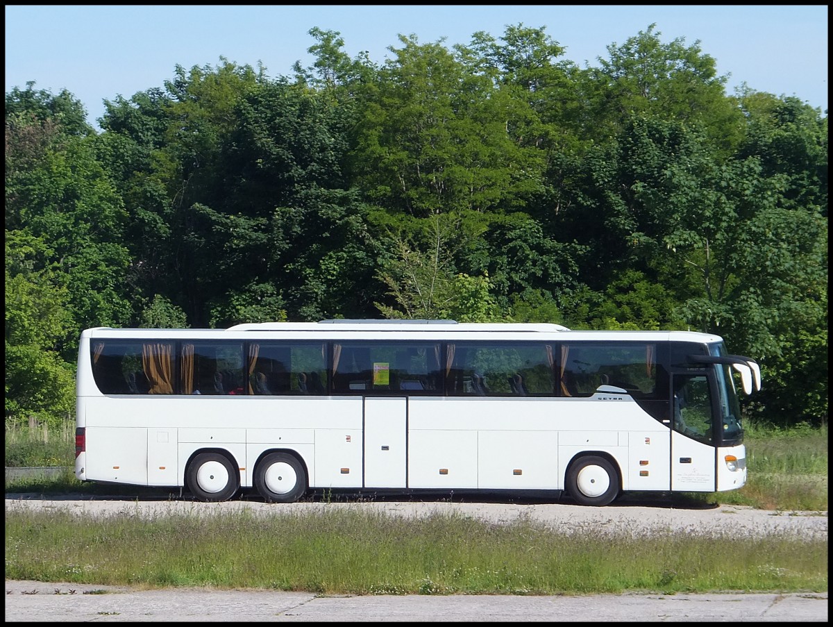 Setra 416 GT-HD von Luzifer-Reisen aus Deutschland in Sassnitz.