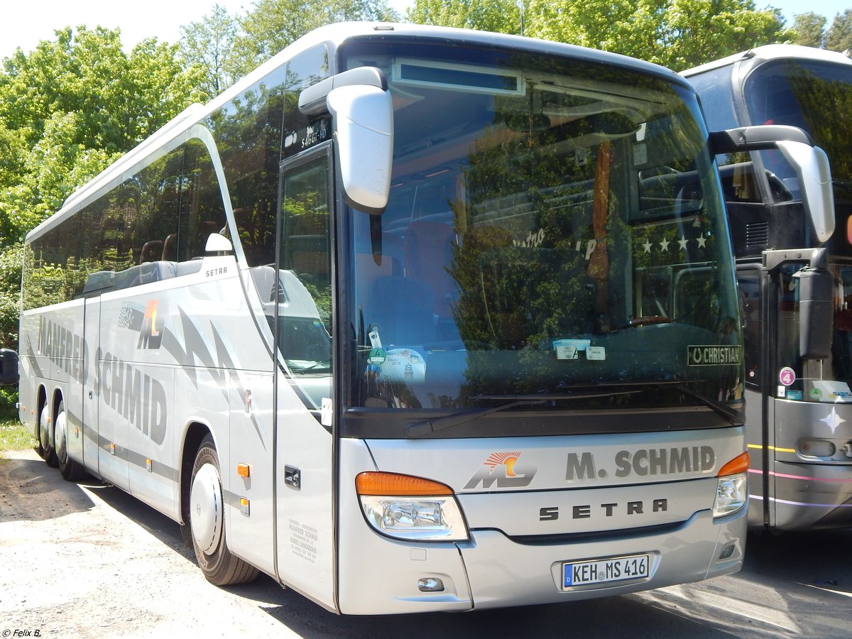 Setra 416 GT-HD von M. Schmid aus Deutschland in Binz.