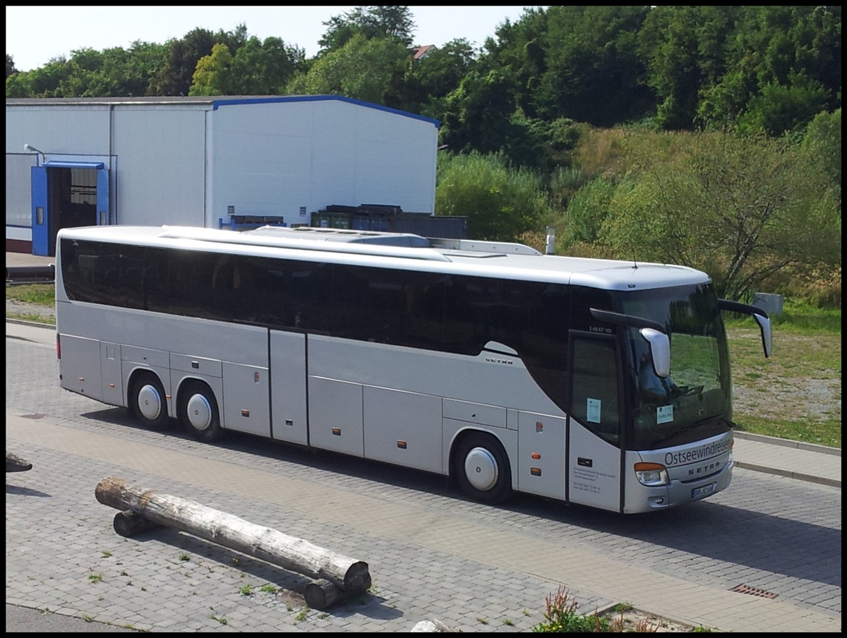 Setra 416 GT-HD von Ostseewindreisen aus Deutschland in Sassnitz.