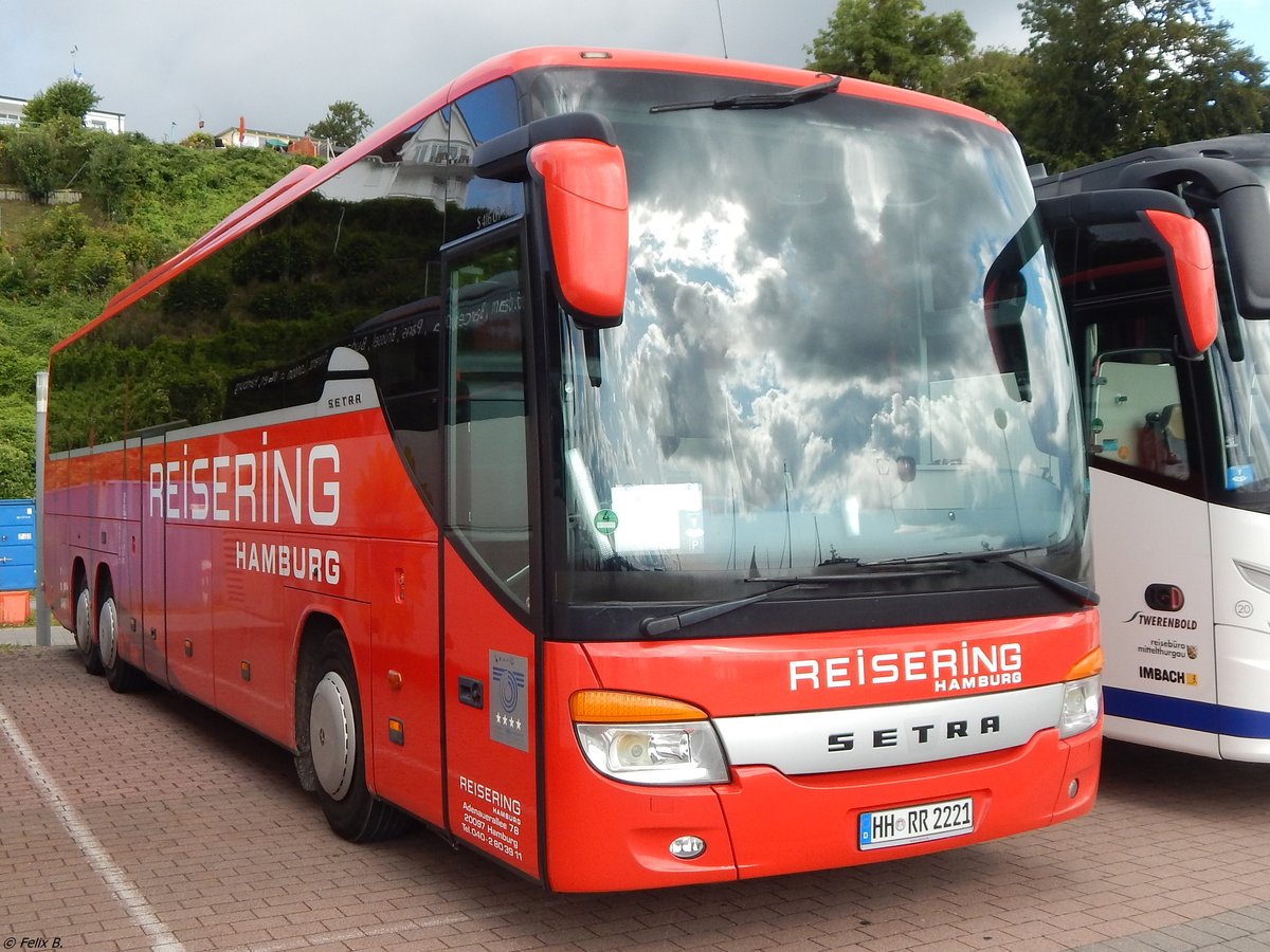 Setra 416 GT-HD von Reisering Hamburg aus Deutschland im Stadthafen Sassnitz.