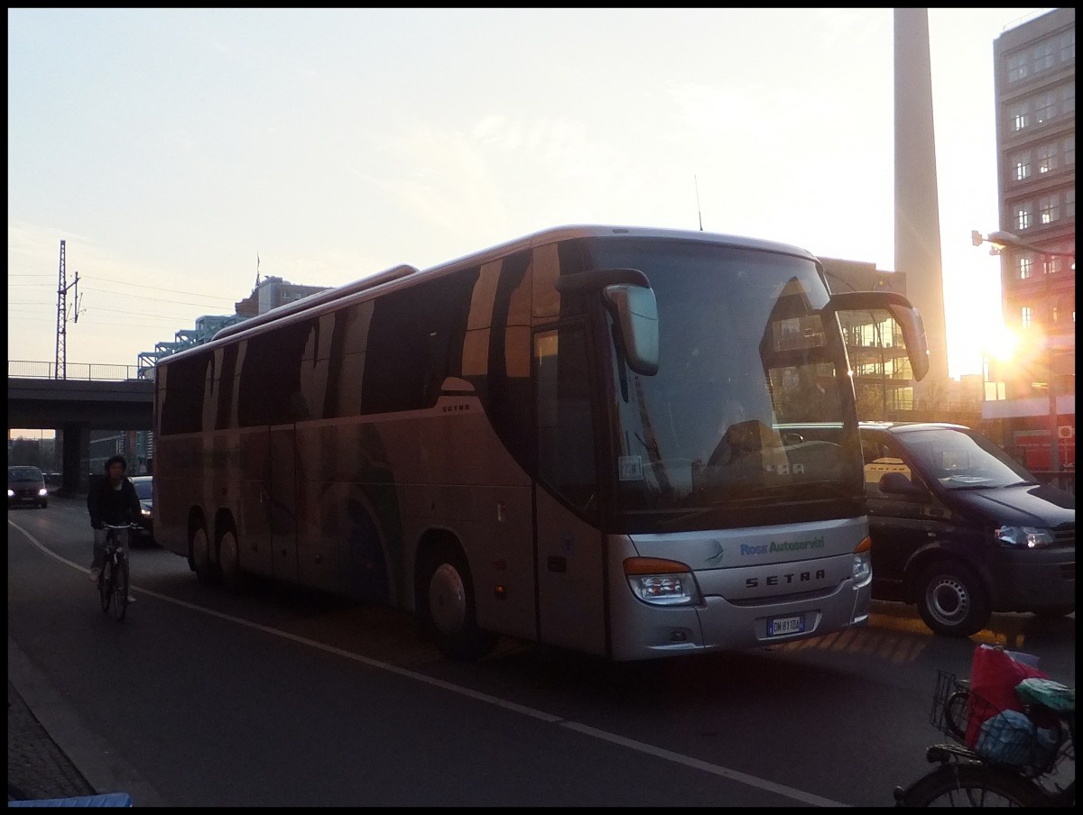 Setra 416 GT-HD von Rosa Autoservizi aus Italien in Berlin.