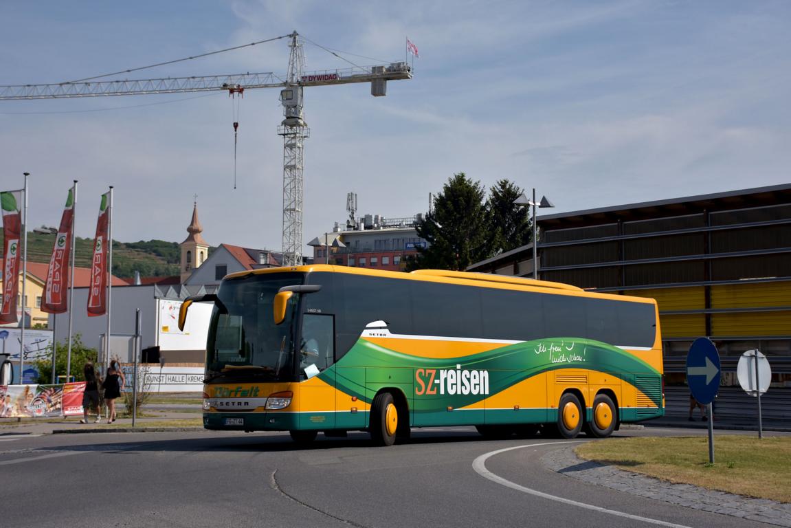 Setra 416 GT-HD von SZ Reisen aus der BRD.