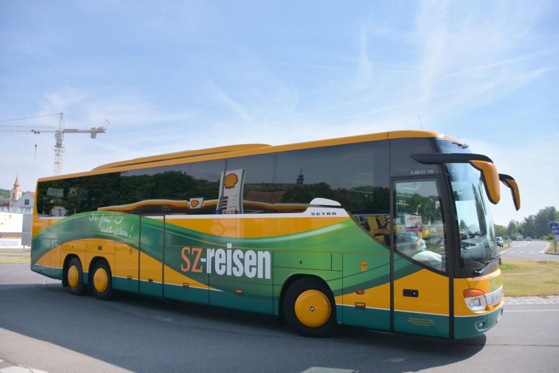 Setra 416 GT-HD von SZ Reisen aus der BRD.