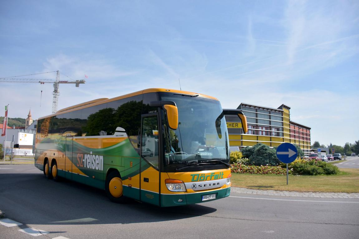 Setra 416 GT-HD von SZ Reisen aus der BRD.