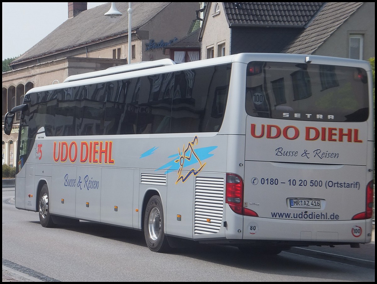 Setra 416 GT-HD von Udo Diehl aus Deutschland in Sassnitz.