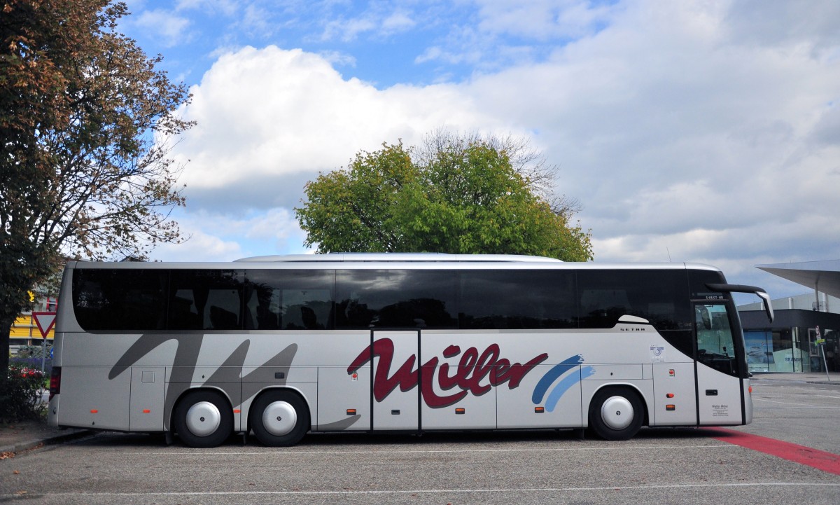 Setra 416 GT-HD von Walter Miller aus Deutschland im September 2013 in Krems.