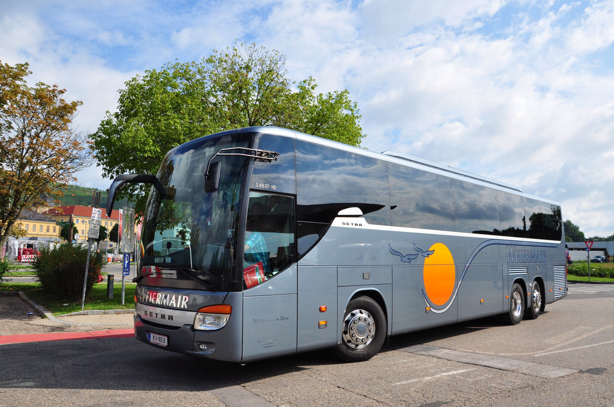 Setra 416 GT-HD von Weiermair Reisen aus sterreich in Krems gesehen.