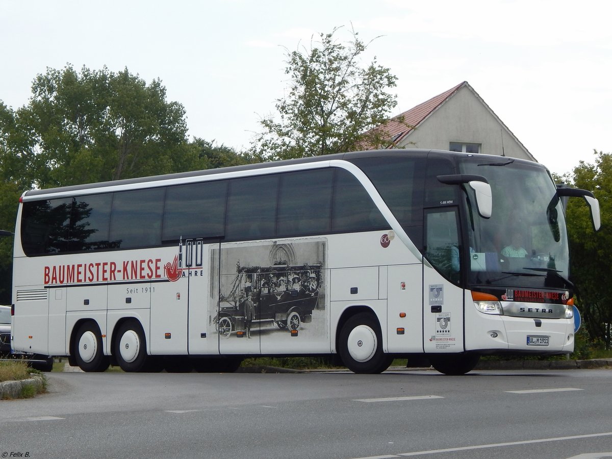 Setra 416 HDH von Baumeister-Knese aus Deutschland in Sassnitz.