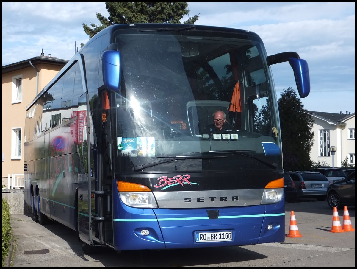 Setra 416 HDH von Berr aus Deutschland in Sassnitz. 