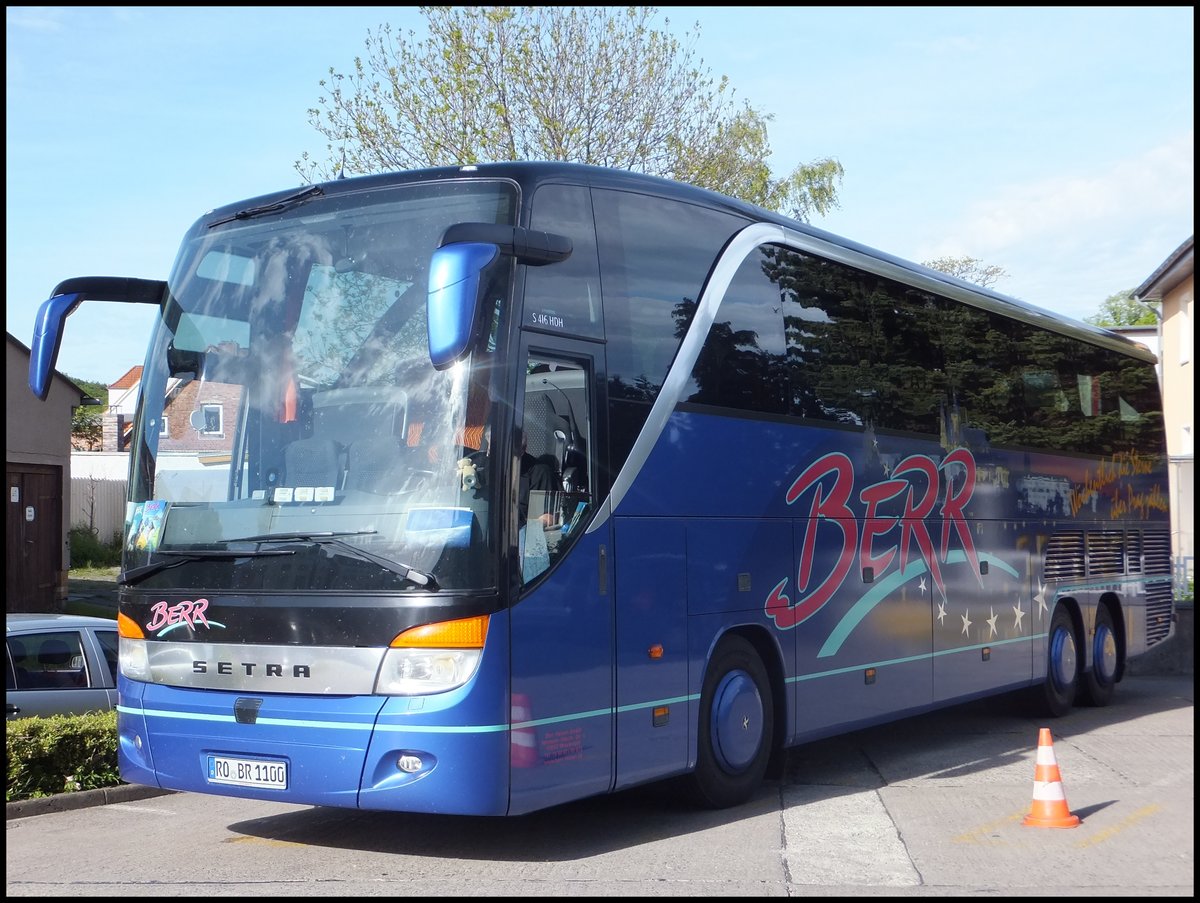 Setra 416 HDH von Berr aus Deutschland in Sassnitz. 