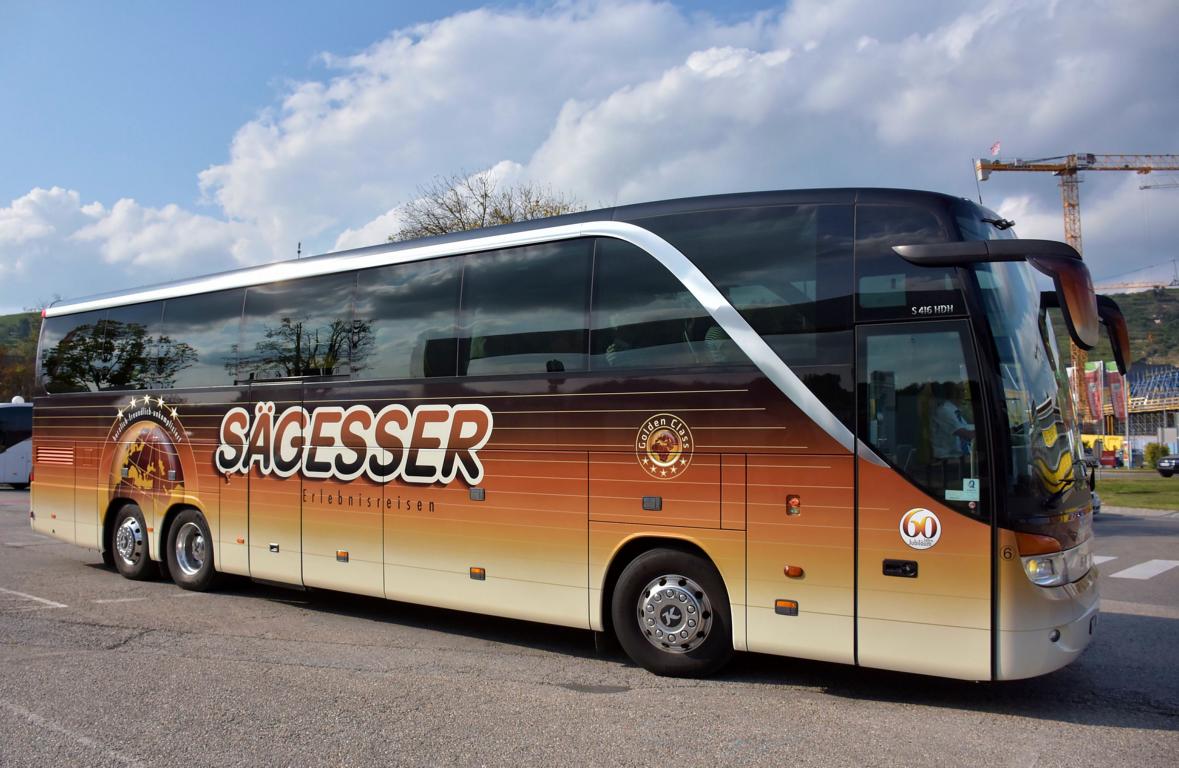 Setra 416 HDH von Sgesser Reisen aus der CH 09/2017 in Krems.