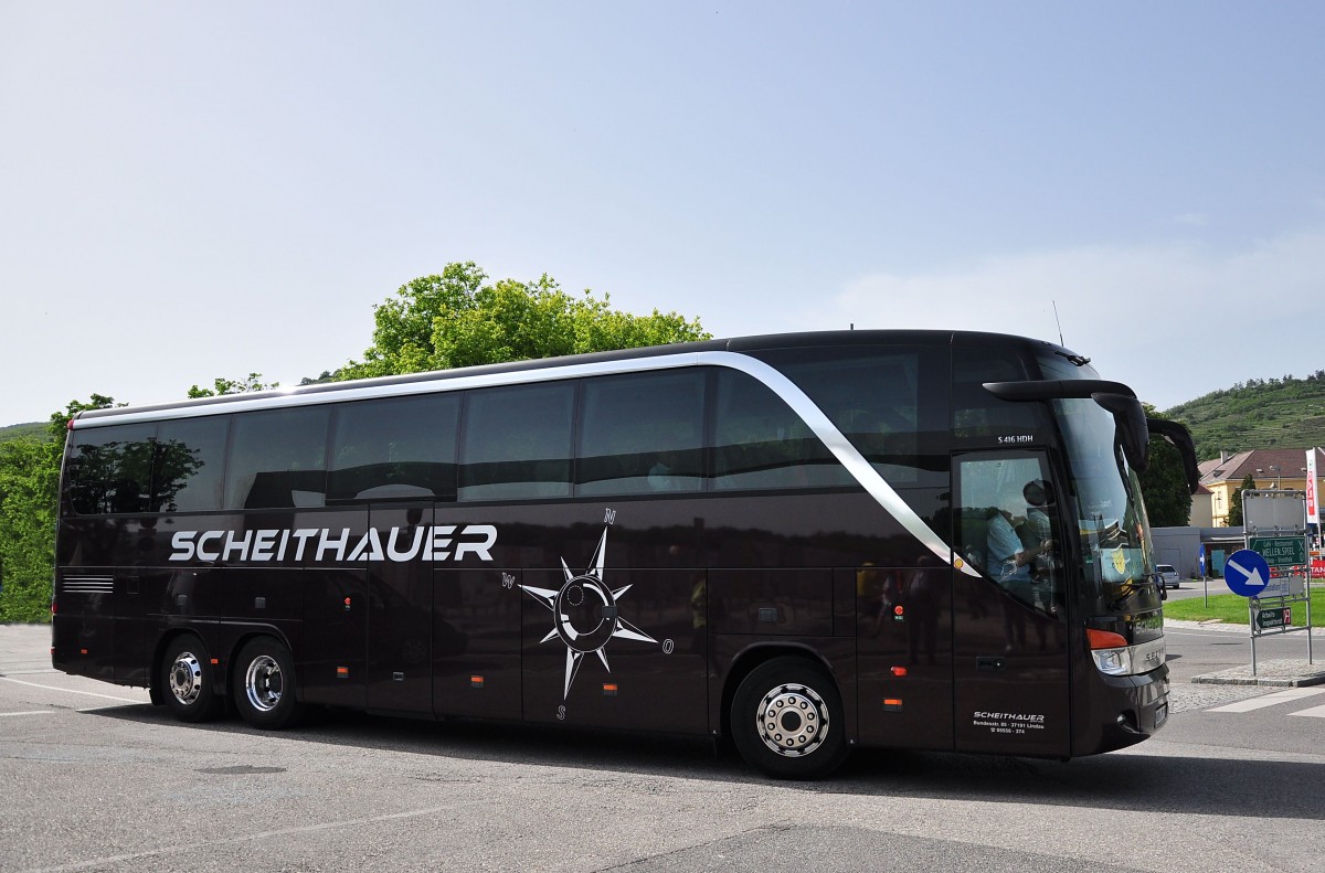 SETRA 416 HDH von SCHEITHAUER Reisen / BRD am 19.5.2013 in Krems.