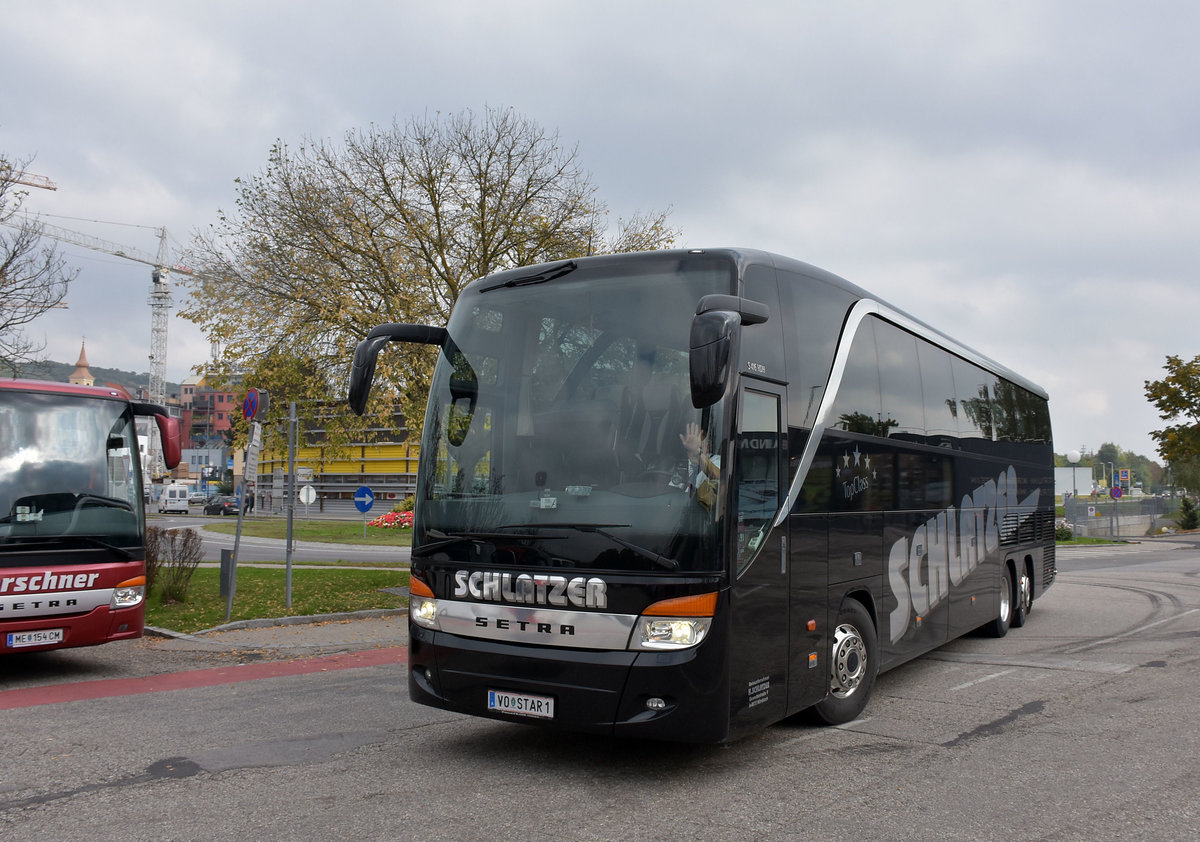 Setra 416 HDH von Schlatzer Reisen aus sterreich 09/2017 in Krems.