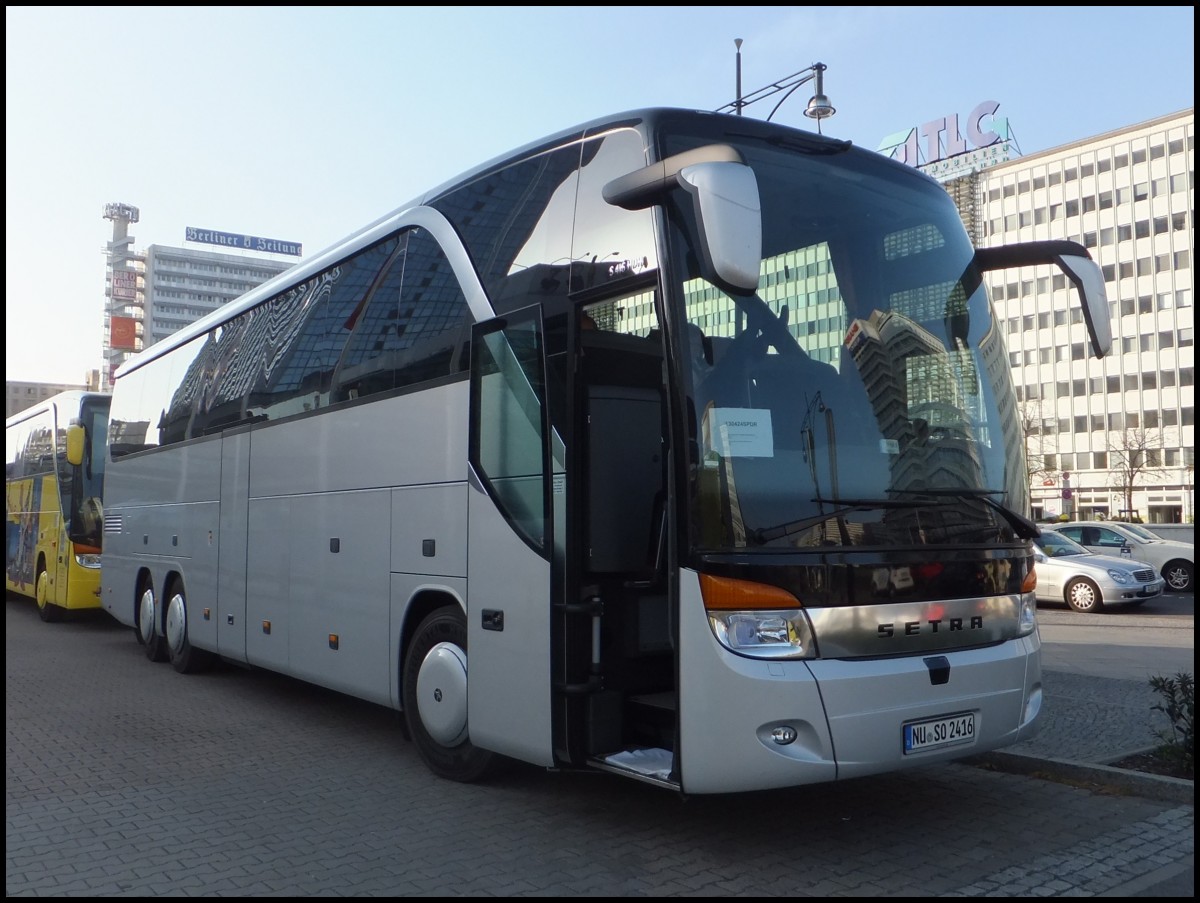 Setra 416 HDH Vorfhrwagen aus Deutschland in Berlin.