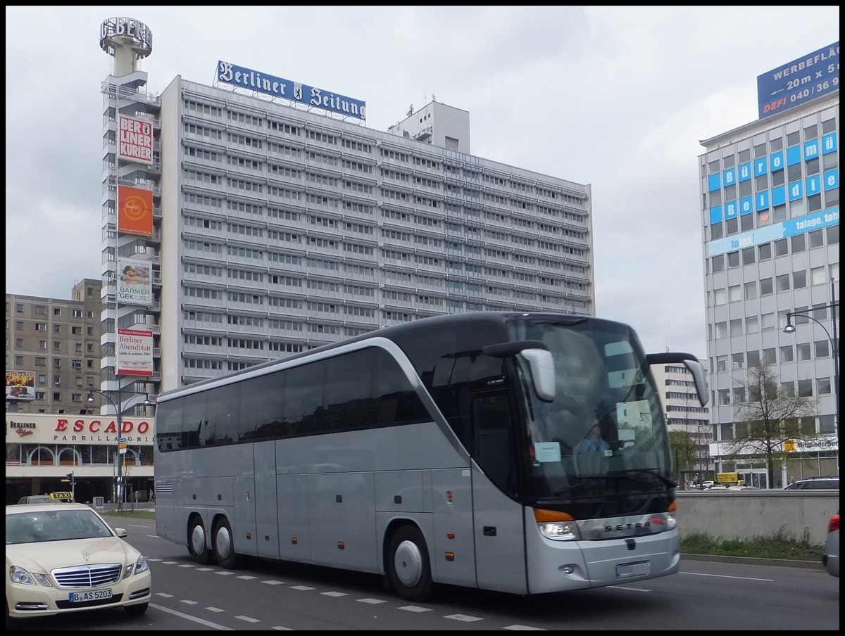 Setra 416 HDH Vorfhrwagen aus Deutschland in Berlin.