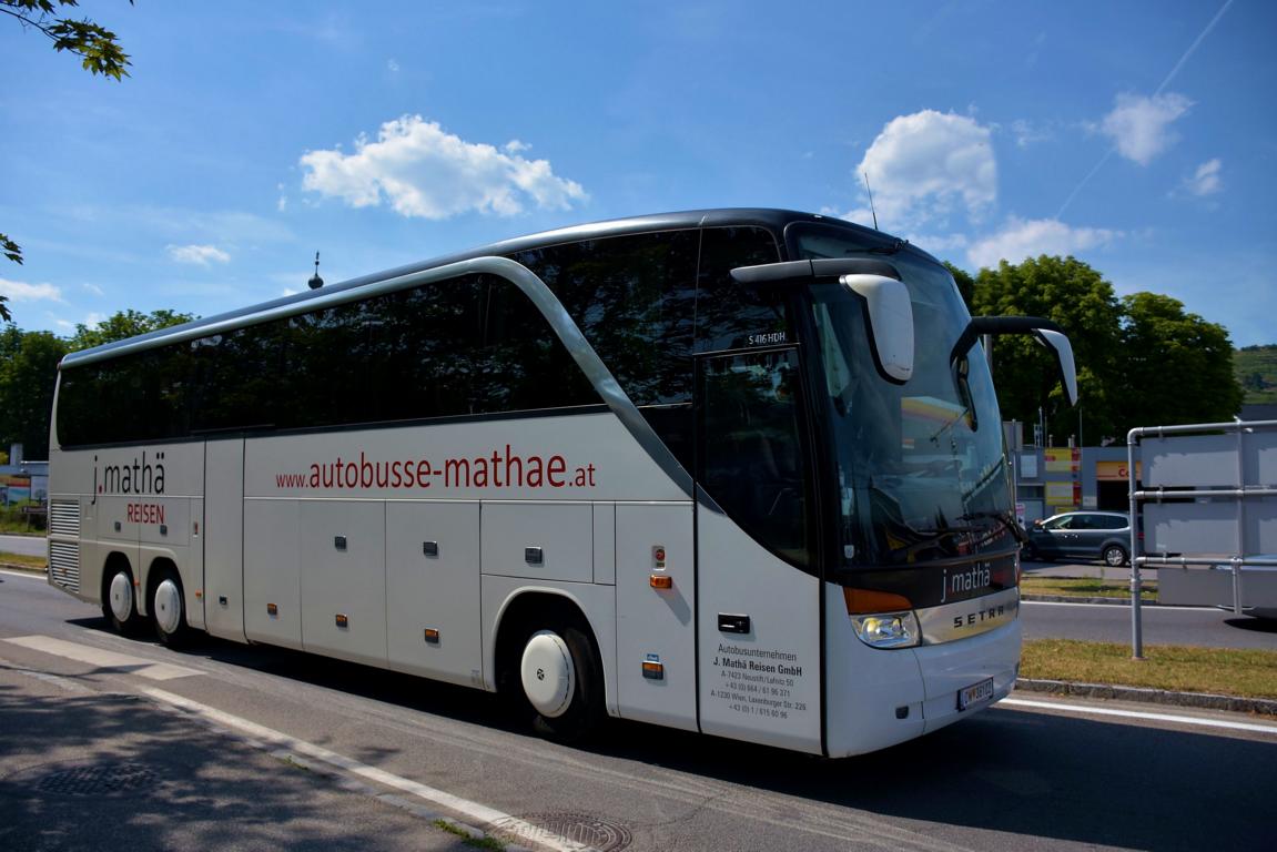 Setra 416 HHD von MATH Reisen aus sterreich 06/2017 in Krems.