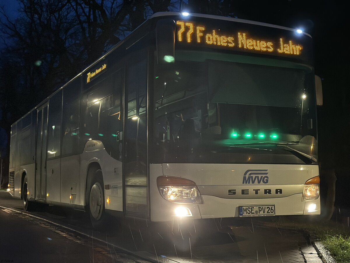 Setra 416 NF der MVVG in Plau am See.