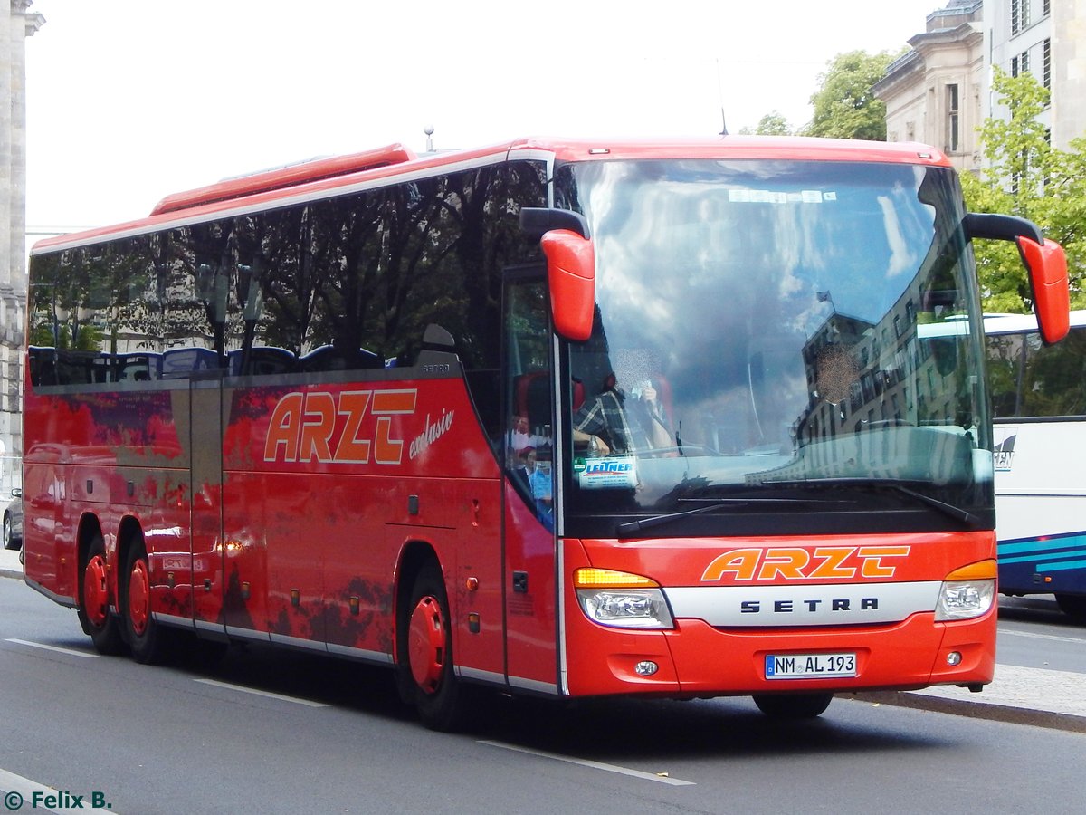 Setra 417 GT-HD von Arzt aus Deutschland in Berlin.