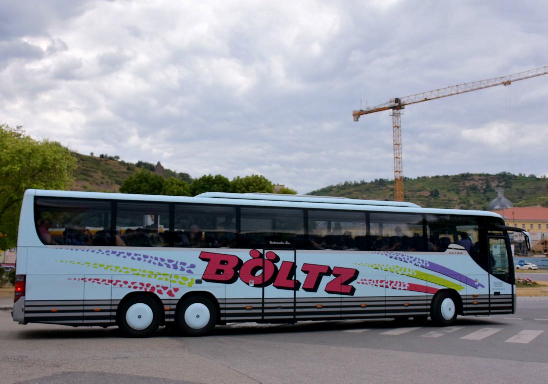 Setra 417 GT- HD von Bltz Reisen aus der BRD 07/2017 in Krems.